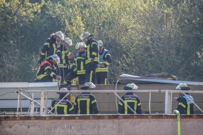 Stuttgart-Botnang: Dehnfugenbrand im Feuerwehrhaus